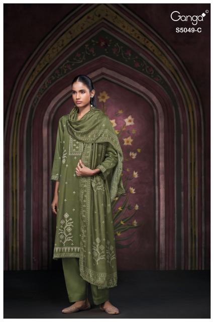 Ganga jolie 5049 miraan cotton dress material wholesale